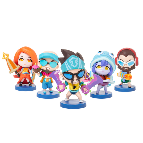 プールパーティミニフィギュアセット