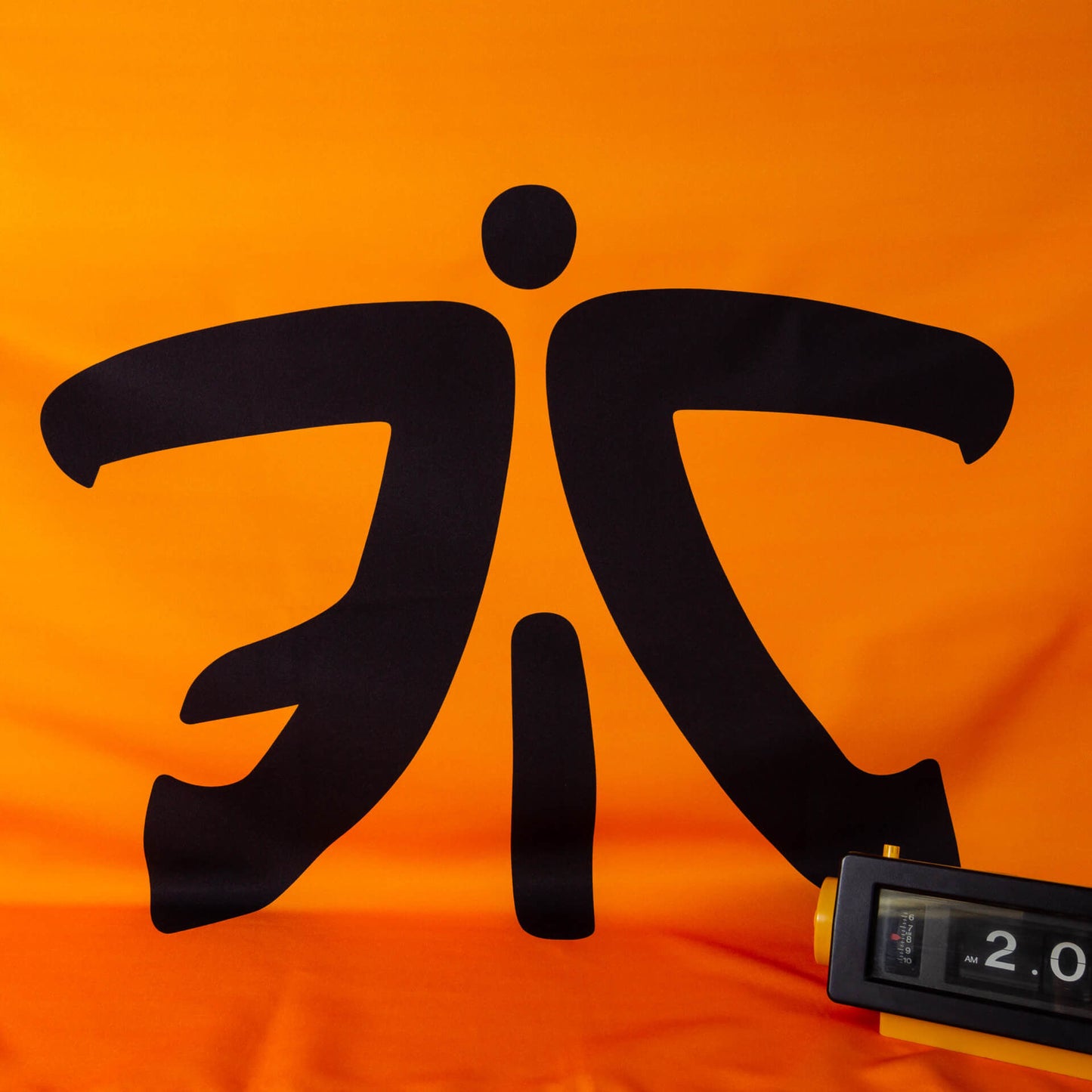 Fnatic ファンフラッグ(オレンジ)「レトロロゴ版」