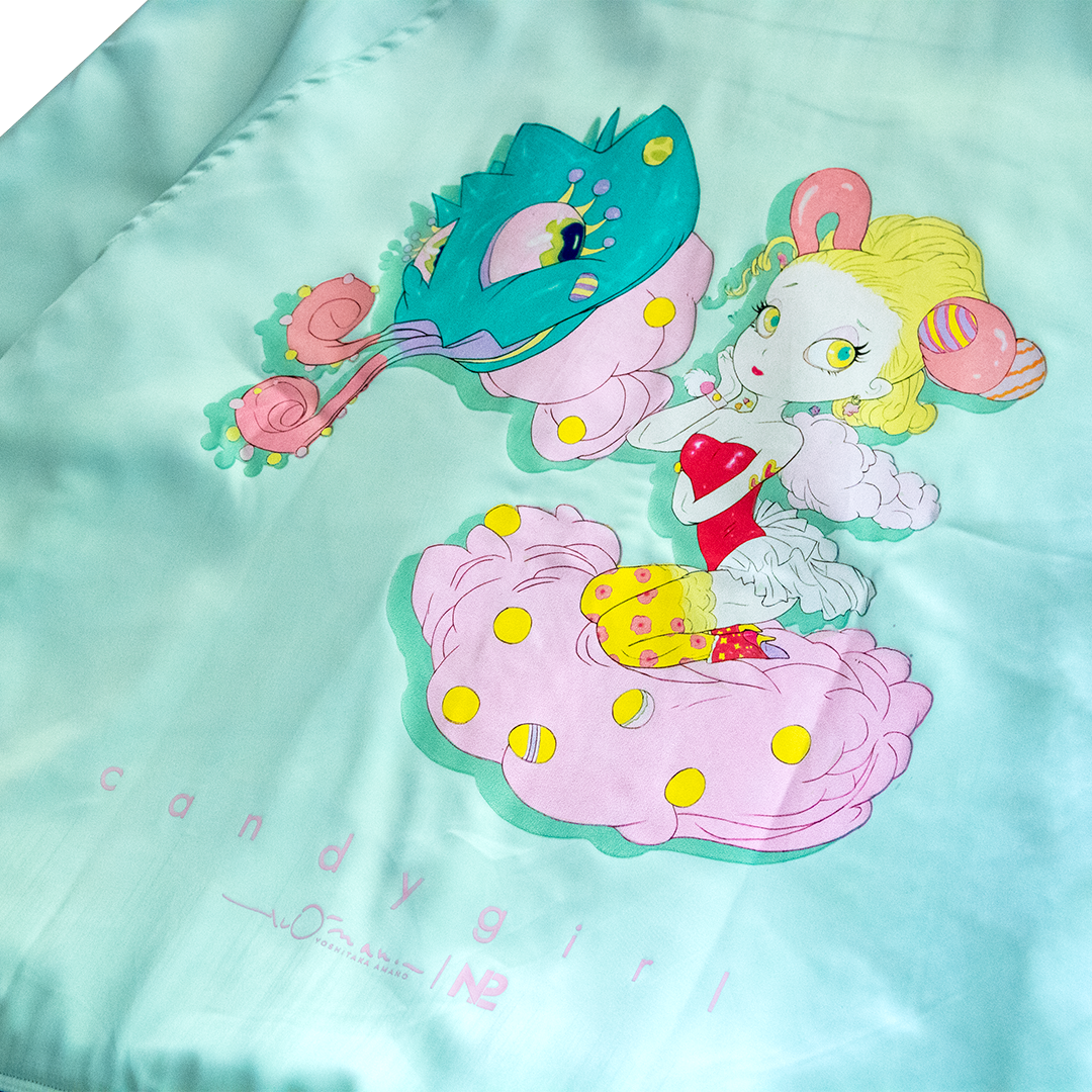 【N2 x Yoshitaka Amano】キャンディガール スカジャン