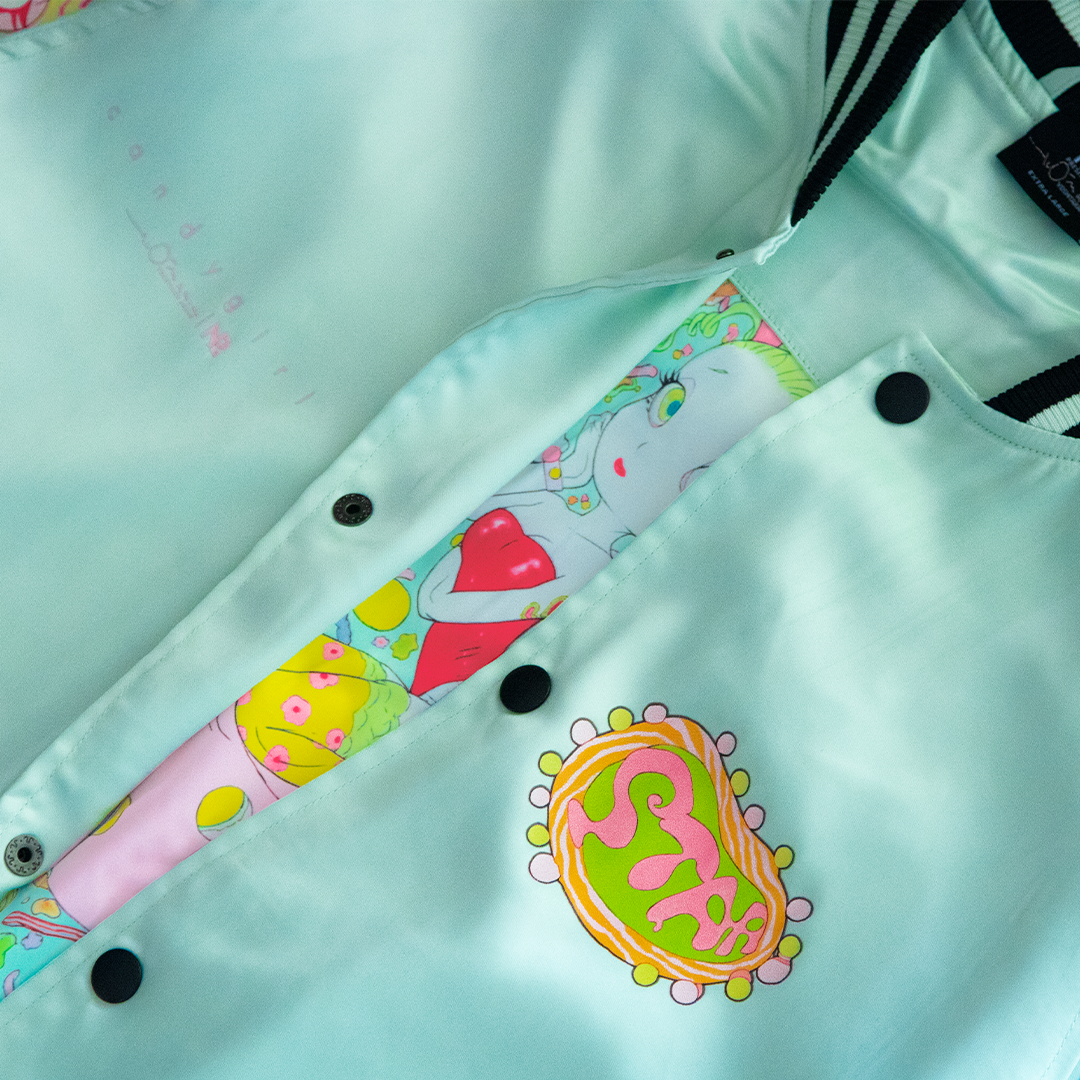 【N2 x Yoshitaka Amano】キャンディガール スカジャン