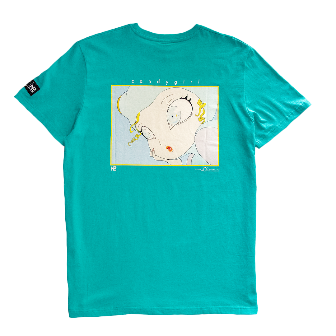 【N2 x Yoshitaka Amano】キャンディガール Tシャツ