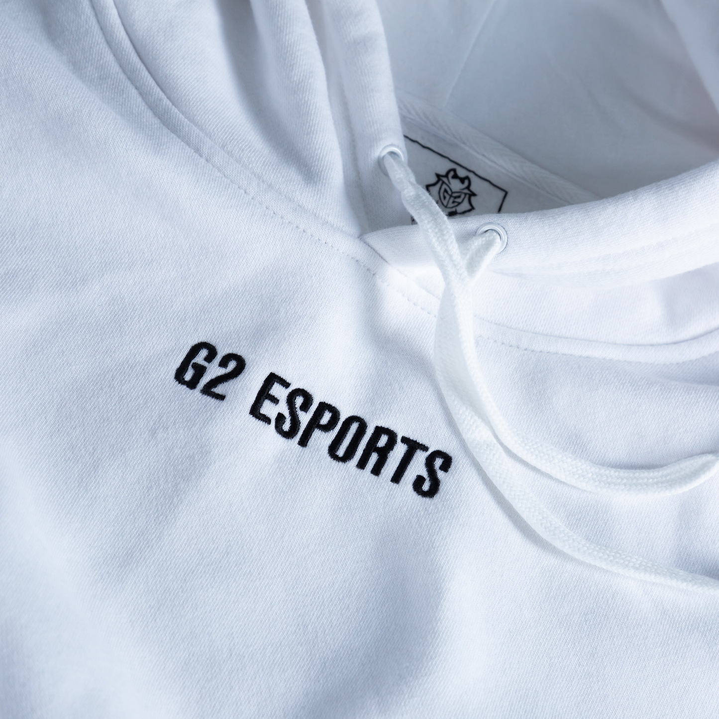G2 Esports ミニマルデザインパーカー(ホワイト)
