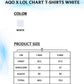 [AQO x League of Legends] Chart Print T-Shirt 
