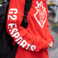 G2 Esports エッセンシャル ロングスリーブ Tシャツ（レッド）