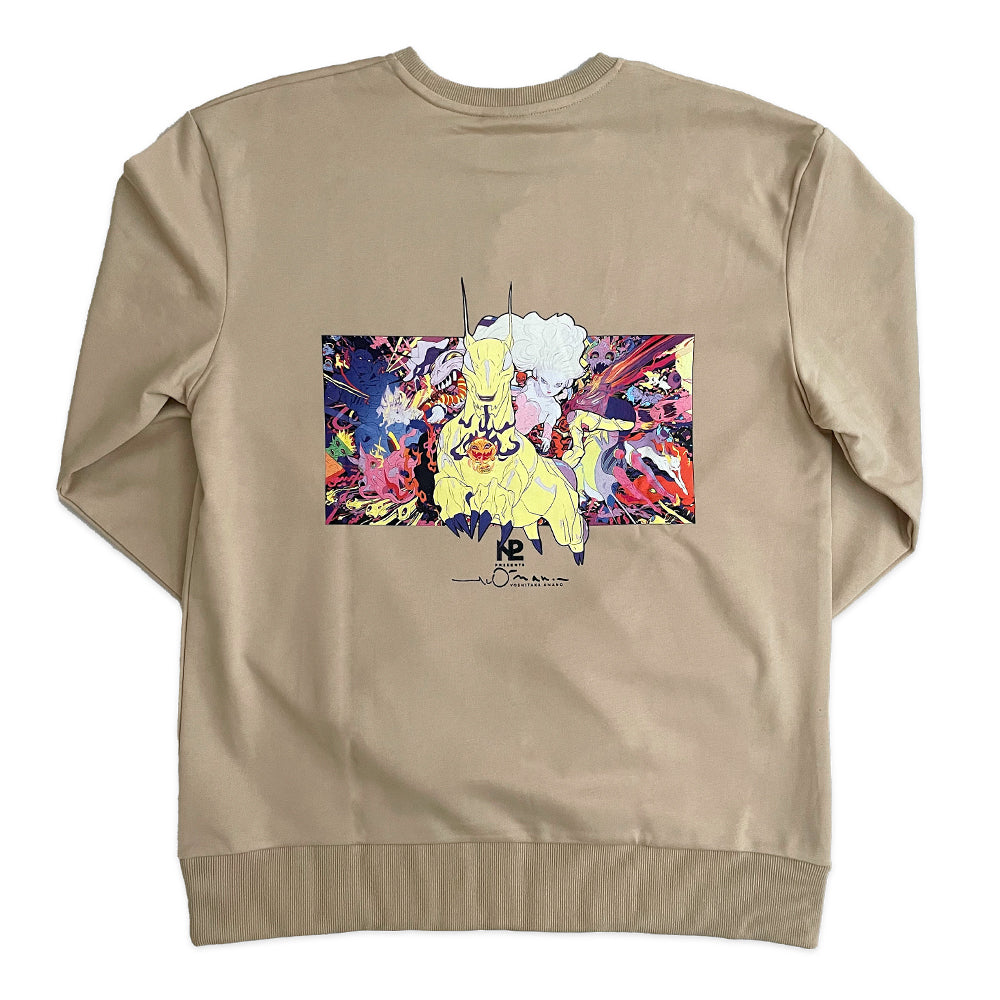 N2-x-Amano-Pourpre-Crewneck-Tan-Back