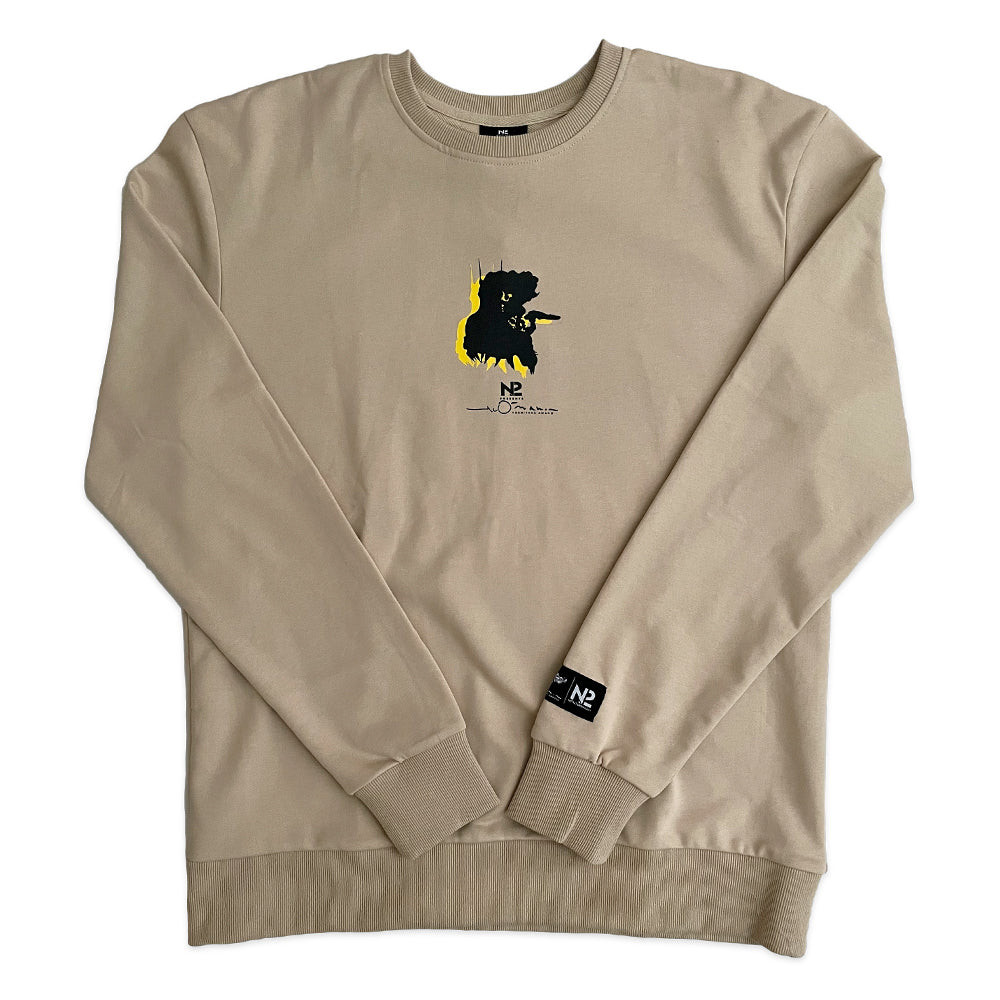 N2-x-Amano-Pourpre-Crewneck-Tan-Front